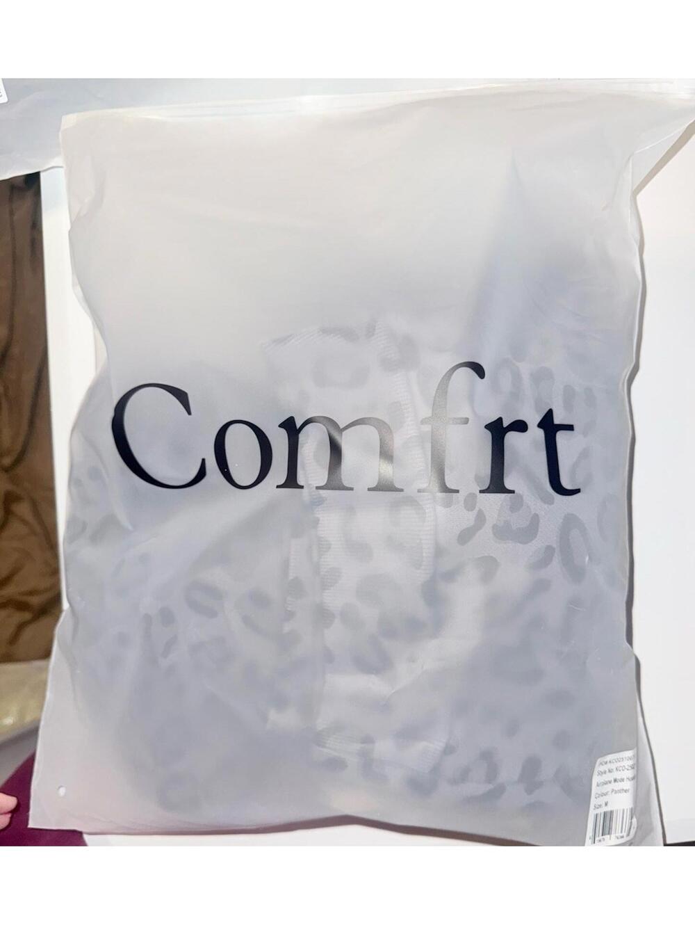 Comfrt Airplane Mode Hoodie Color Panther Size M New In Bag MSRP $140 #2 - Picture 6 of 11